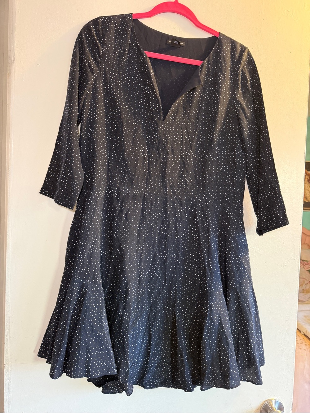 Club Monaco Black Dress with dots